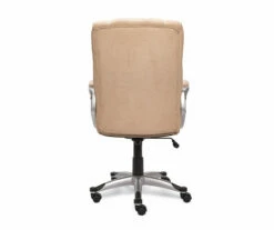 Fawn Tan Linen Executive Office Chair 12 Fawn Tan Linen Executive Office Chair -DHP SHOP 810513549 7