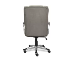 Glacial Gray Linen Executive Office Chair -DHP SHOP 810513550 7