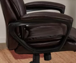 Hannah Brown Bonded Leather Office Chair 24 Hannah Brown Bonded Leather Office Chair -DHP SHOP 810513551 5