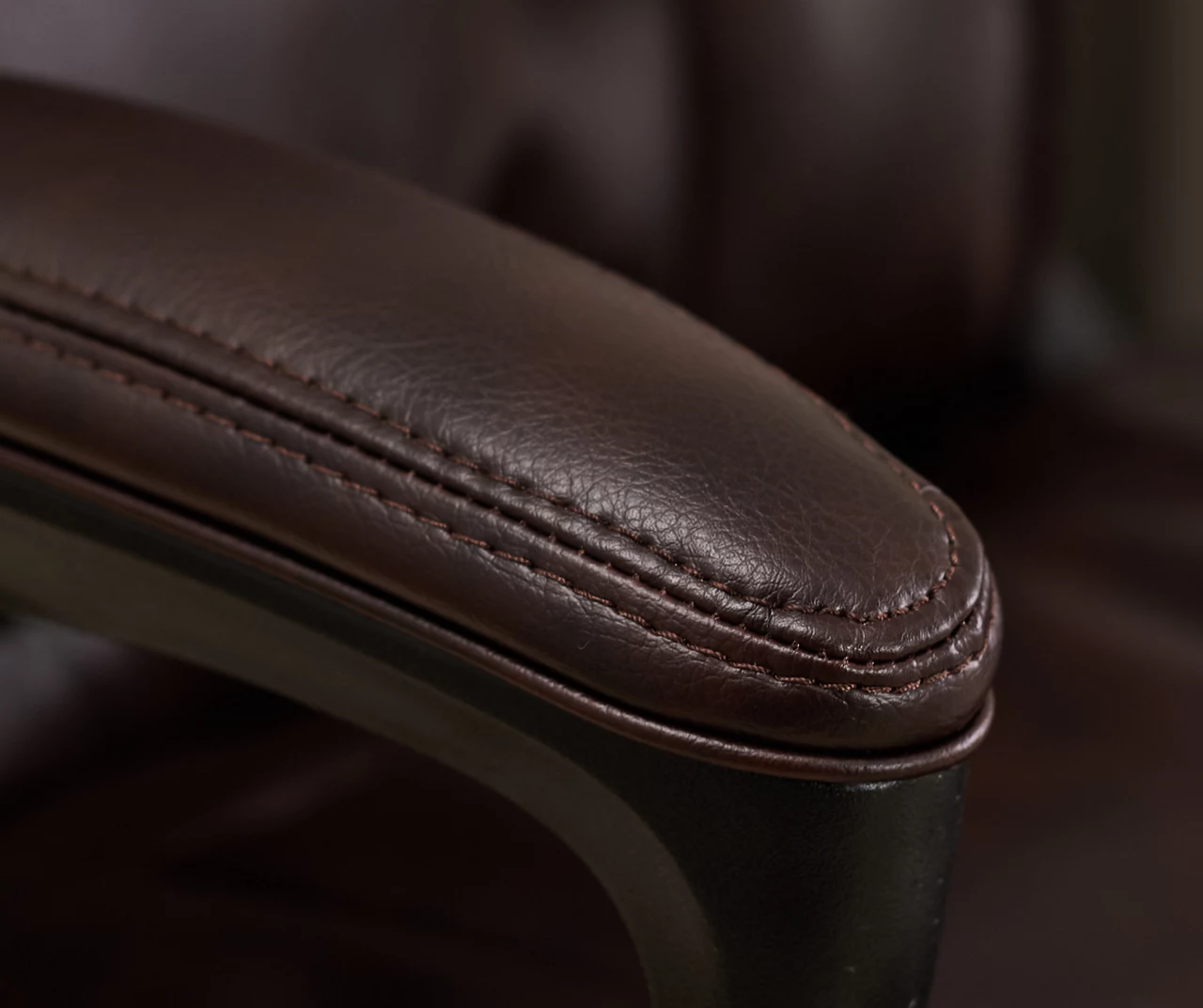 Hannah Brown Bonded Leather Office Chair 16 Hannah Brown Bonded Leather Office Chair - Image 16