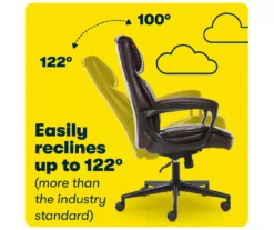 Hannah Brown Bonded Leather Office Chair 26 Hannah Brown Bonded Leather Office Chair -DHP SHOP 810513551 A0 8