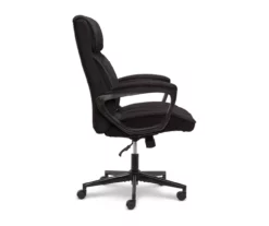 Hannah Charcoal Gray Microfiber Office Chair -DHP SHOP 810513553 10