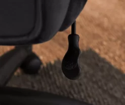 Hannah Charcoal Gray Microfiber Office Chair -DHP SHOP 810513553 7