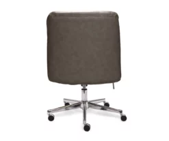 Leighton Gray Memory Foam Bonded Leather Office Chair 18 Leighton Gray Memory Foam Bonded Leather Office Chair -DHP SHOP 810513560 14