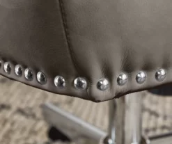 Leighton Gray Memory Foam Bonded Leather Office Chair 21 Leighton Gray Memory Foam Bonded Leather Office Chair -DHP SHOP 810513560 7