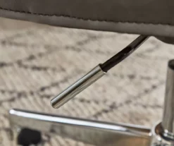 Leighton Gray Memory Foam Bonded Leather Office Chair 23 Leighton Gray Memory Foam Bonded Leather Office Chair -DHP SHOP 810513560 9