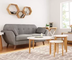 White Round Coffee Table -DHP SHOP 810513564 4