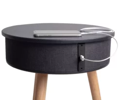 Real Living End Table With Bluetooth Speaker & USB Port -DHP SHOP 810513609 2