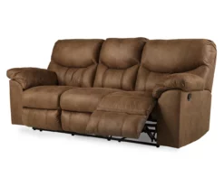 Boxberg Bark Faux Leather Reclining Sofa -DHP SHOP 810519664 1