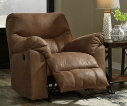 Boxberg Bark Faux Leather Rocker Recliner -DHP SHOP 810519666 8
