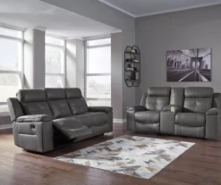 Jesolo Gray Reclining Sofa -DHP SHOP 810519671 810519670 1