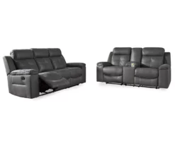 Jesolo Gray Reclining Sofa -DHP SHOP 810519671 810519670