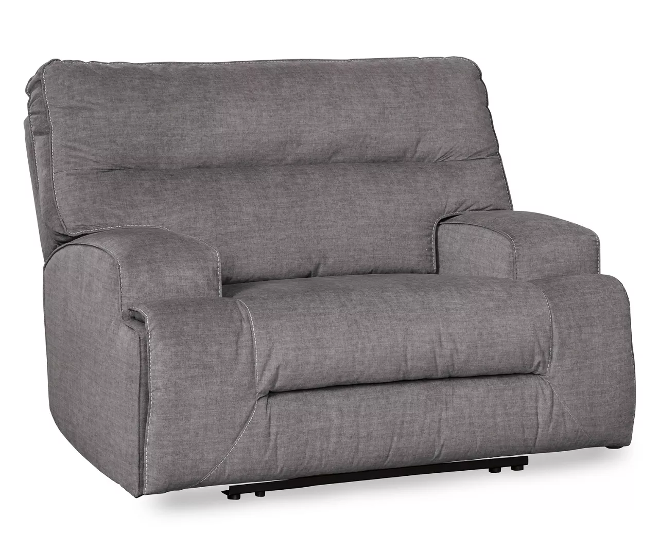 Coombs Charcoal Wide Seat Power Recliner 4 Coombs Charcoal Wide Seat Power Recliner - Image 4