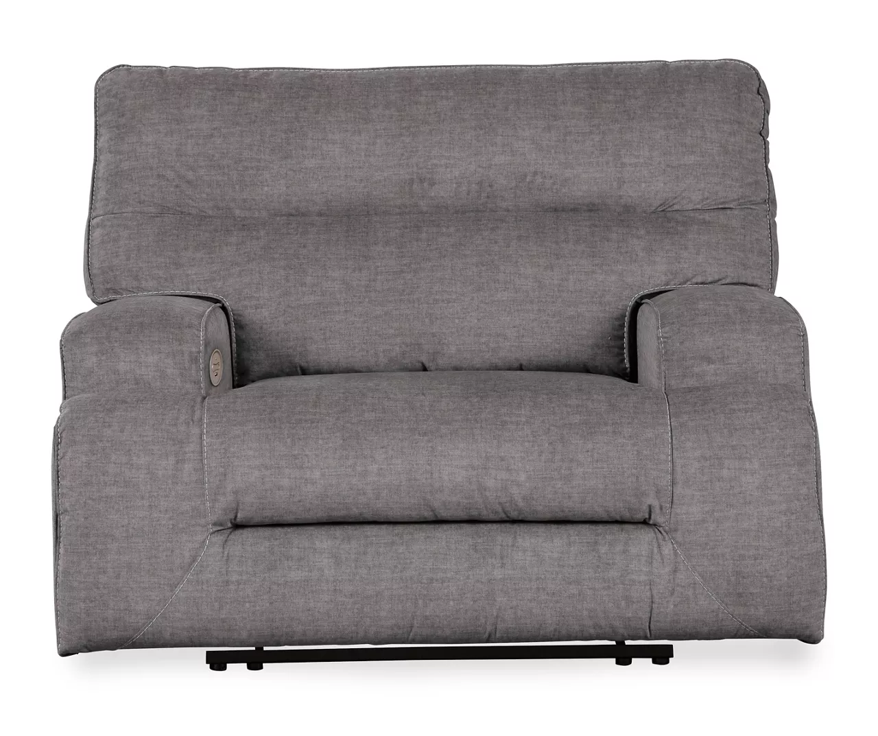 Coombs Charcoal Wide Seat Power Recliner 1 Coombs Charcoal Wide Seat Power Recliner