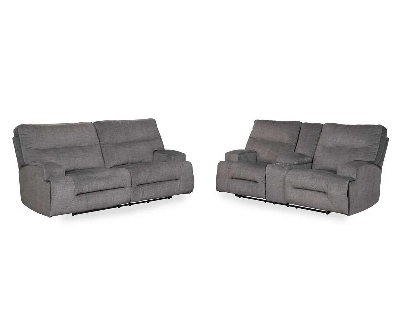 Coombs Charcoal Reclining Sofa 2 Coombs Charcoal Reclining Sofa - Image 2