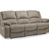 Draycoll Pewter Power Reclining Sofa