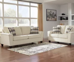 Abinger Cream Loveseat 12 Abinger Cream Loveseat -DHP SHOP 810519727 810519731 1 1