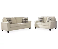 Abinger Cream Loveseat 13 Abinger Cream Loveseat -DHP SHOP 810519727 810519731 2