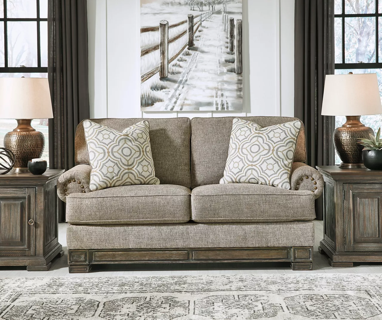 Einsgrove Sandstone Loveseat 6 Einsgrove Sandstone Loveseat - Image 6