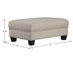 Rogers Vintage Gold Ottoman -DHP SHOP 810519886 2