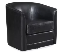 Hammond Classic Black Swivel Accent Chair -DHP SHOP 810519935 4