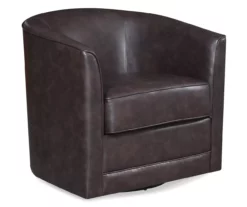 Willow River Hammond Faux Leather Swivel Accent Chair 14 Willow River Hammond Faux Leather Swivel Accent Chair -DHP SHOP 810519938 2
