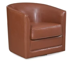 Willow River Hammond Faux Leather Swivel Accent Chair 19 Willow River Hammond Faux Leather Swivel Accent Chair -DHP SHOP 810519939 2