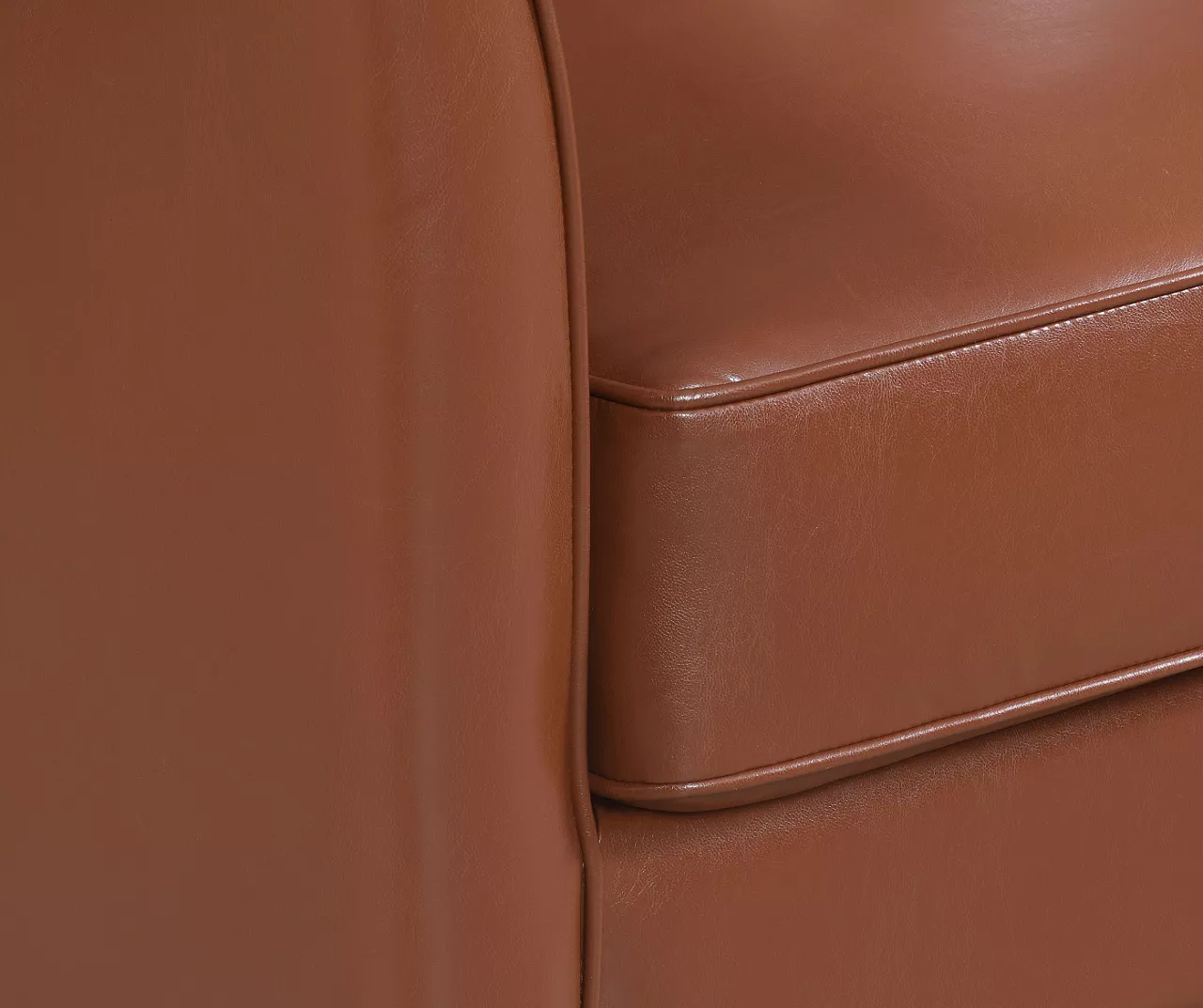 Willow River Hammond Faux Leather Swivel Accent Chair 11 Willow River Hammond Faux Leather Swivel Accent Chair - Image 11