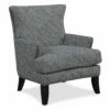 Bossa Gray Print Accent Chair