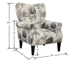 Willow River Lincoln Floral Accent Chair -DHP SHOP 810519969 4