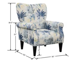 Willow River Lincoln Floral Accent Chair -DHP SHOP 810519970 4