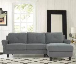 Hayward Gray Rolled Arm Sectional -DHP SHOP 810524579 9