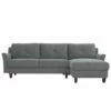 Hayward Gray Curved Arm Sectional
