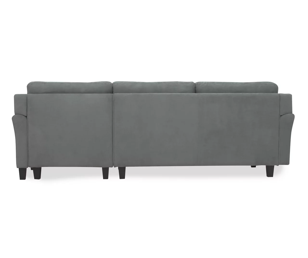 Hayward Gray Curved Arm Sectional 4 Hayward Gray Curved Arm Sectional - Image 4