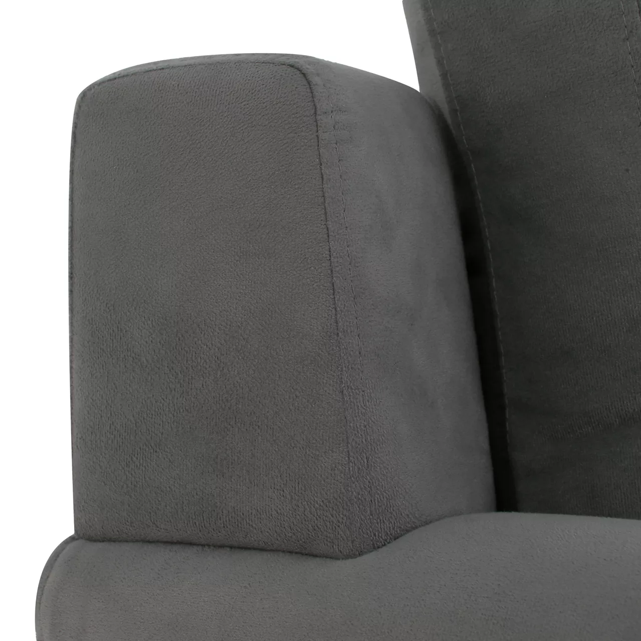 Hayward Gray Curved Arm Sectional 14 Hayward Gray Curved Arm Sectional - Image 14