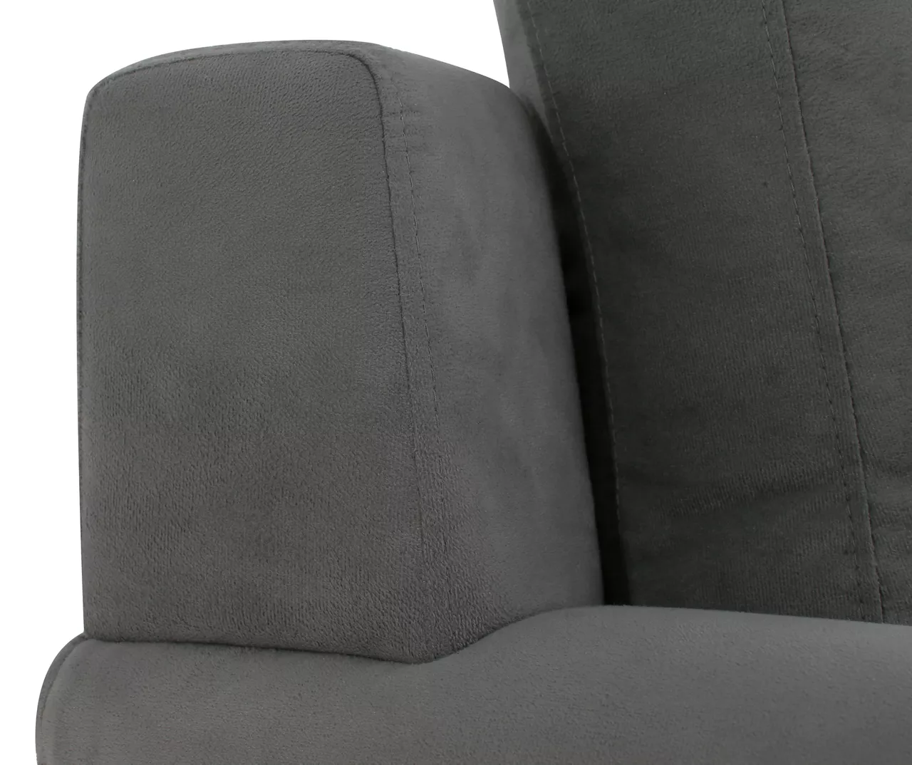 Hayward Gray Curved Arm Sectional 6 Hayward Gray Curved Arm Sectional - Image 6