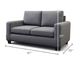 Brookside Shay Track Arm Loveseat -DHP SHOP 810527160 5