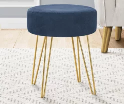 Hairpin Leg Upholstered Ottoman 28 Hairpin Leg Upholstered Ottoman -DHP SHOP 810533415 1
