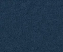 Blue Velvet Upholstered Wooden Ottoman -DHP SHOP 810533421 3 1