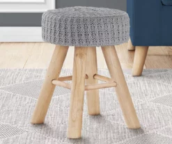 Wooden Leg Upholstered Ottoman -DHP SHOP 810533423 1