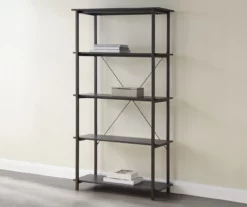 Real Living Rustic 5-Shelf Bookcase -DHP SHOP 810534675
