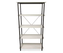 Real Living Rustic 5-Shelf Bookcase -DHP SHOP 810534676 1