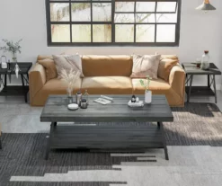 Pomona Gray & Steel Gray 24" Wood Open-Shelf End Table 12 Pomona Gray & Steel Gray 24" Wood Open-Shelf End Table -DHP SHOP 810535749 7