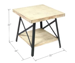 Willow River Pomona Open-Shelf End Table -DHP SHOP 810535751 2