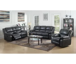 Paulson Gray Faux Leather Swivel Gliding Recliner -DHP SHOP 810535759 B0 1
