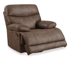 Brown Microfiber Swivel Gliding Recliner