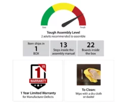 Flaxton Graphite Gray Electric Corner Fireplace Console -DHP SHOP 810538183 6