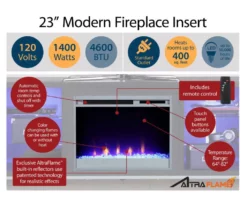 Newland White Electric Fireplace Console -DHP SHOP 810538184 5