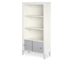 Monarch Hill Poppy Gray & White Bookcase -DHP SHOP 810538207 5
