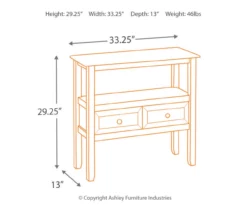 Abbonto 2-Drawer Accent Table -DHP SHOP 810542284 3